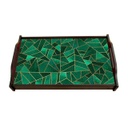 Malachite Nouveau Classic Bed Tray