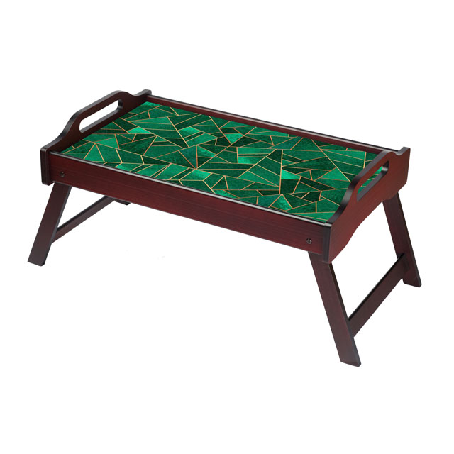Malachite Nouveau Classic Bed Tray