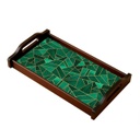 Malachite Nouveau Classic Tray Small