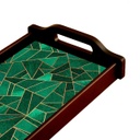 Malachite Nouveau Classic Tray Small