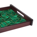 Malachite Nouveau Classic Tray Square