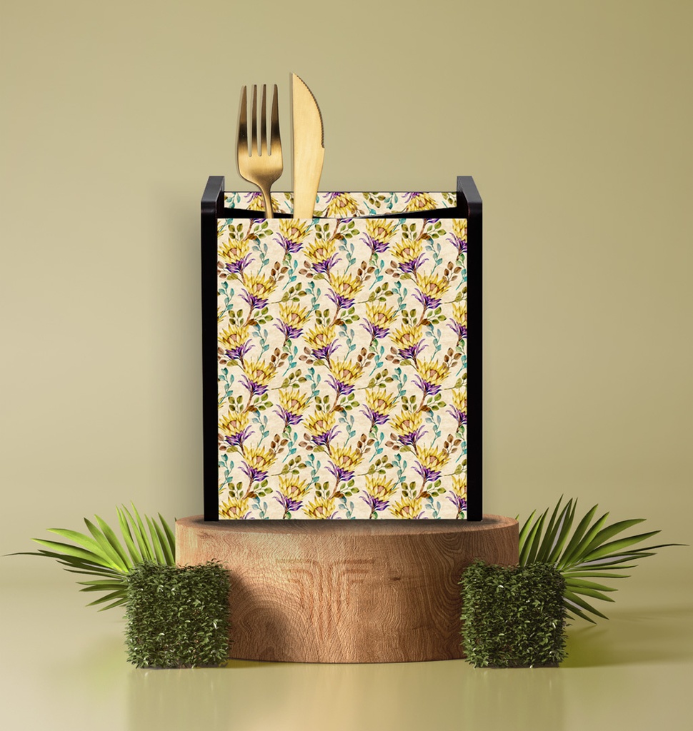 La Floral Cutlery Holder