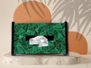 Malachite Nouveau Tissue Holder