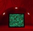 Malachite Nouveau Classic Tray Square