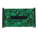 Malachite Nouveau Tissue Holder