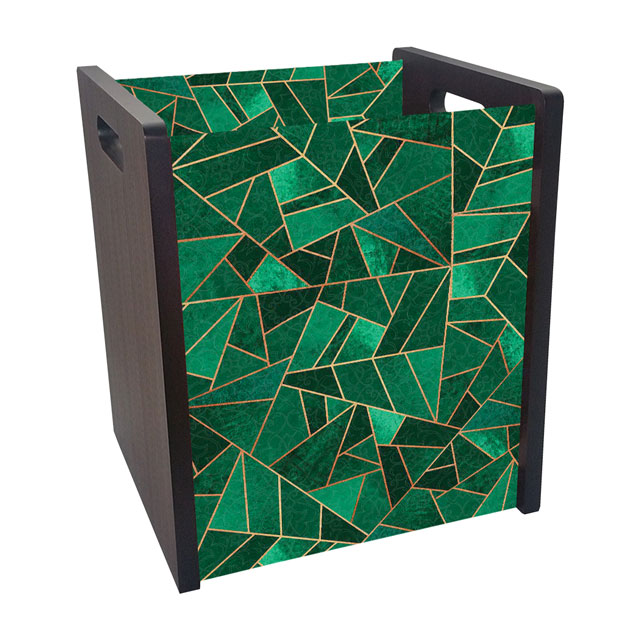 Malachite Nouveau Utility Bin Large