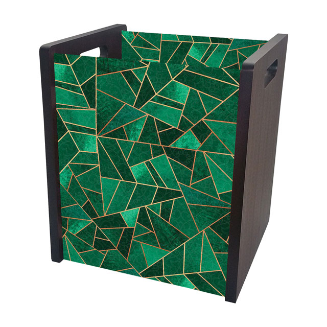 Malachite Nouveau Utility Bin Large