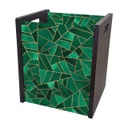 Malachite Nouveau Utility Bin Large