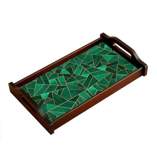 Malachite Nouveau Classic Tray-Small