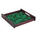Malachite Nouveau Classic Square Tray-Medium
