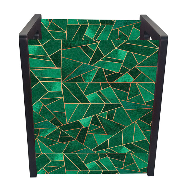 Malachite Nouveau Utility Bin Large